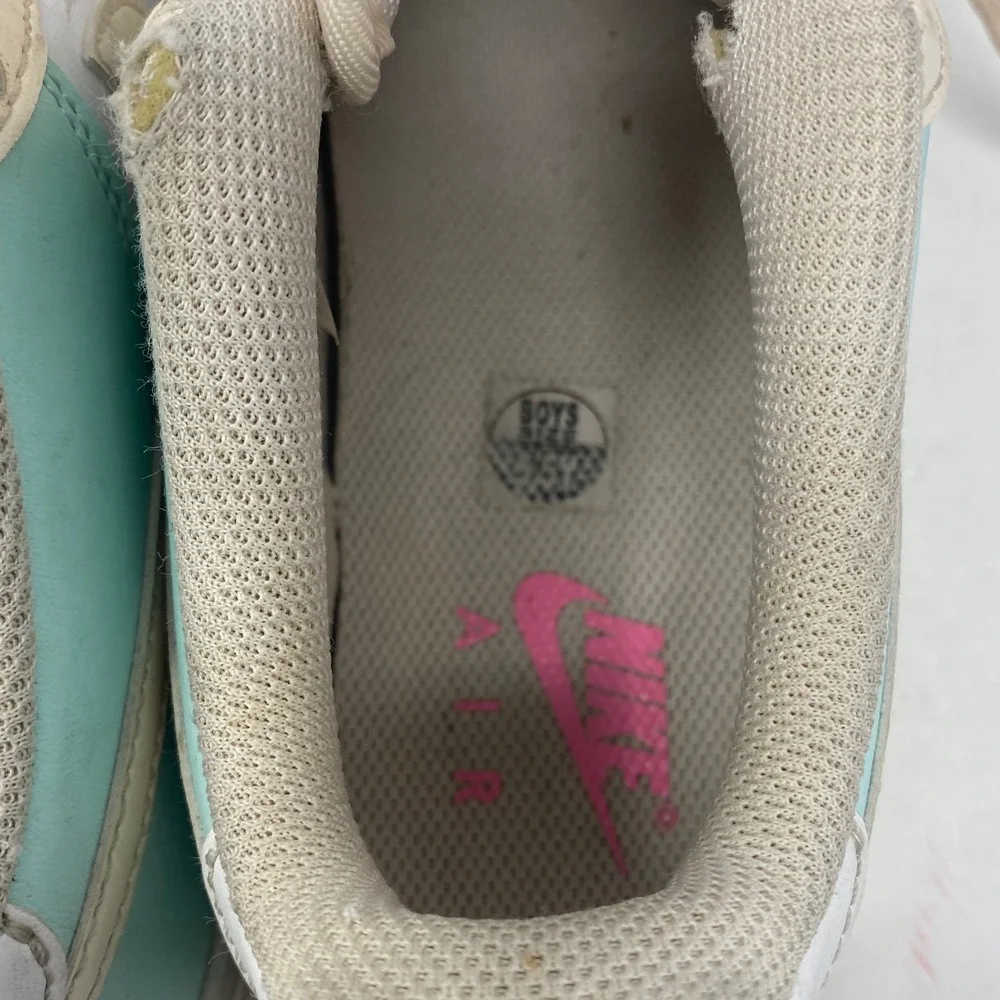 Nike Air Force 1 Low Teal White Cream Pink Blessed DV7762-300 Kids 5.5Y Womens 7